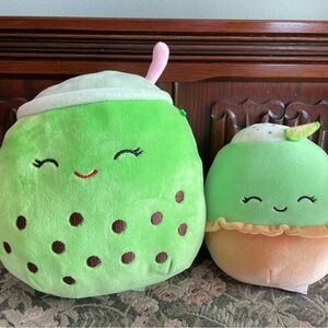 Squishmallows Green Boba and Key Lime Pie